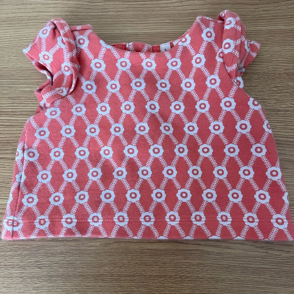 Janie and Jack Floral Retro Skirt Set 3/6 Months (2 piece set)
